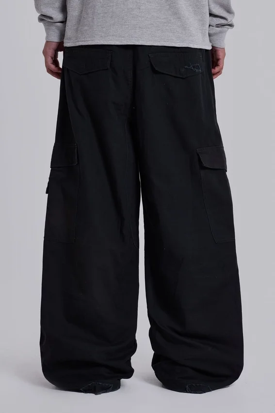 Pantalon cargo noir Titan