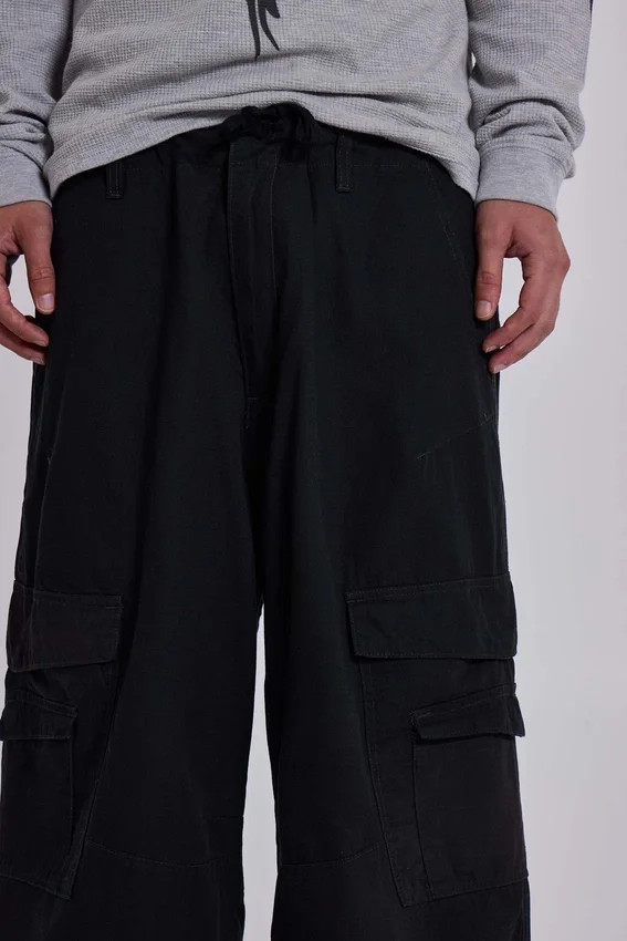 Pantalon cargo noir Titan