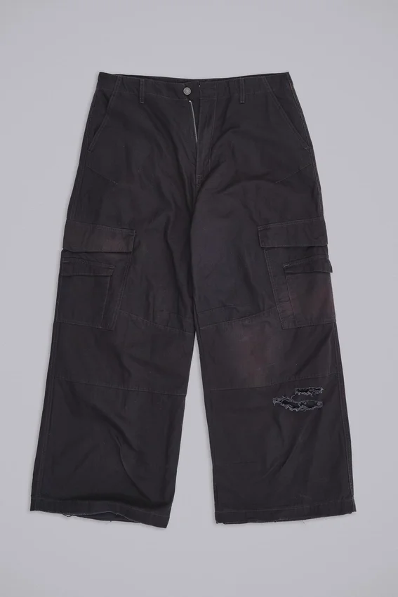 Pantalon cargo noir Titan