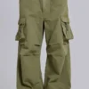Pantalon cargo « Parachute Cargo » XL vert olive