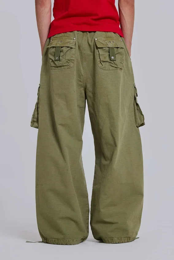 Pantalon cargo « Parachute Cargo » XL vert olive