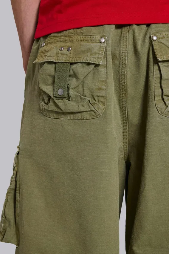 Pantalon cargo « Parachute Cargo » XL vert olive