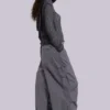 Pantalon cargo « Parachute » gris vintage