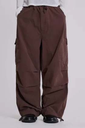 Pantalon cargo « Parachute » marron