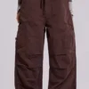 Pantalon cargo « Parachute » marron