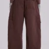 Pantalon cargo « Parachute » marron