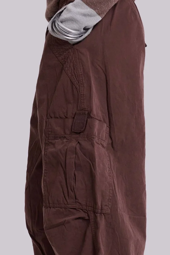 Pantalon cargo « Parachute » marron