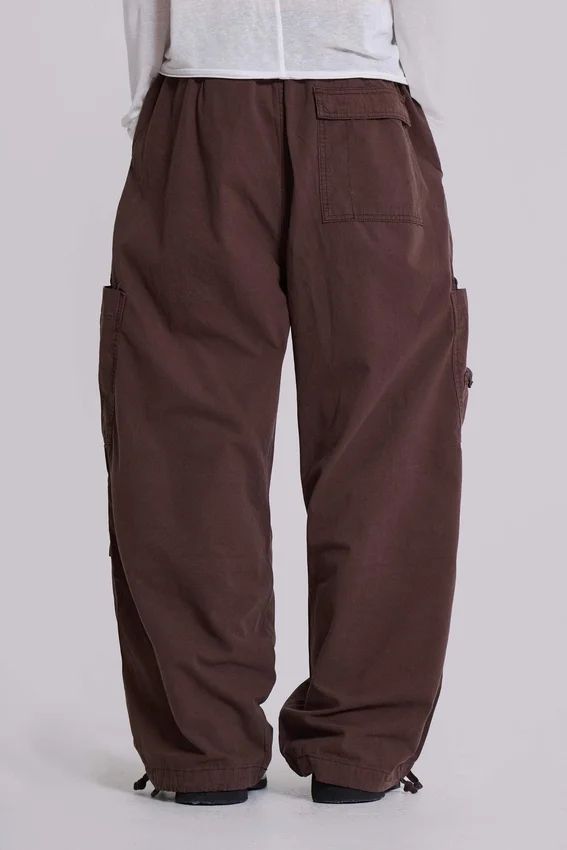 Pantalon cargo « Parachute » marron