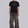 Pantalon cargo « Trooper » kaki délavé