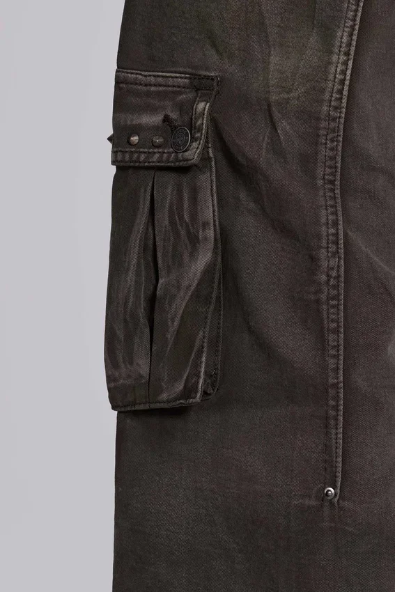 Pantalon cargo « Trooper » kaki délavé