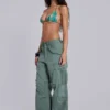 Pantalon cargo utilitaire kaki