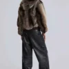 Pantalon Colossus en simili cuir Ash