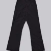 Pantalon de costume bootcut à rayures fines noires