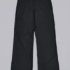 Pantalon de costume droit à plis charbon