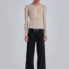 Pantalon de costume droit à rayures fines noires