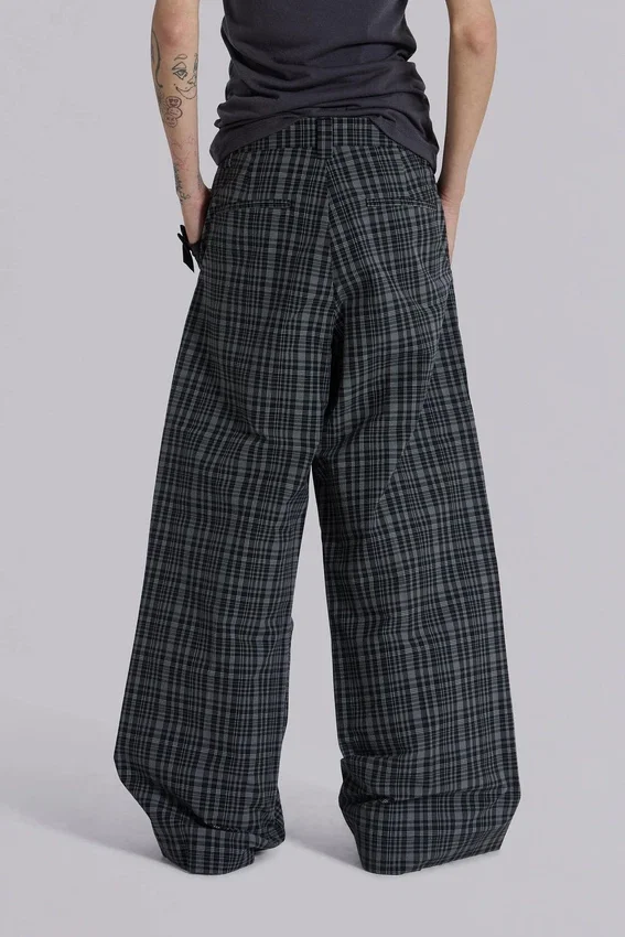 Pantalon de costume Goliath à carreaux noir