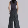 Pantalon de costume Goliath à carreaux noir