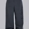 Pantalon de costume Goliath à fines rayures « Tattoo »