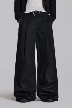 Pantalon de costume Goliath noir clouté