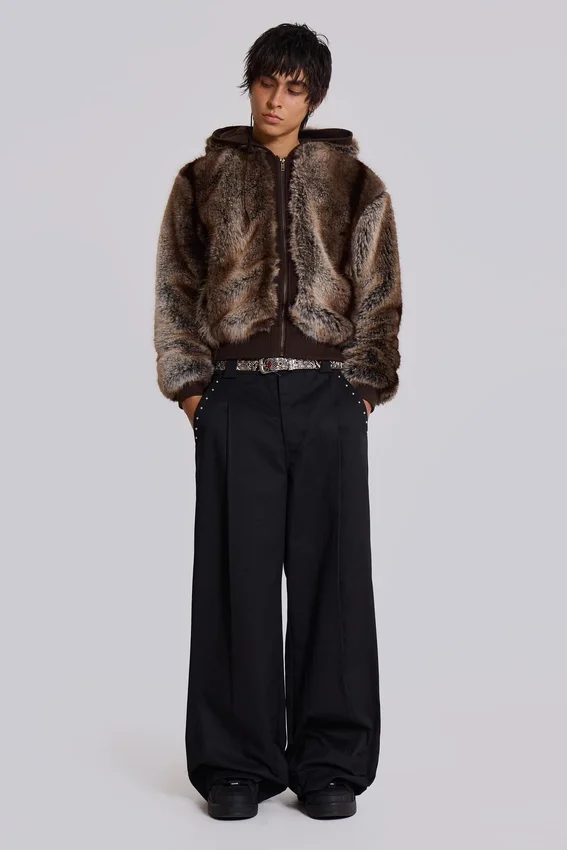 Pantalon de costume Goliath noir clouté