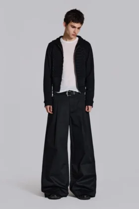 Pantalon de costume Goliath noir clouté
