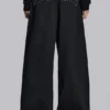 Pantalon de costume Goliath noir clouté