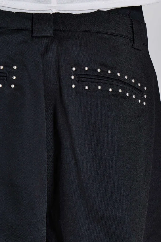Pantalon de costume Goliath noir clouté