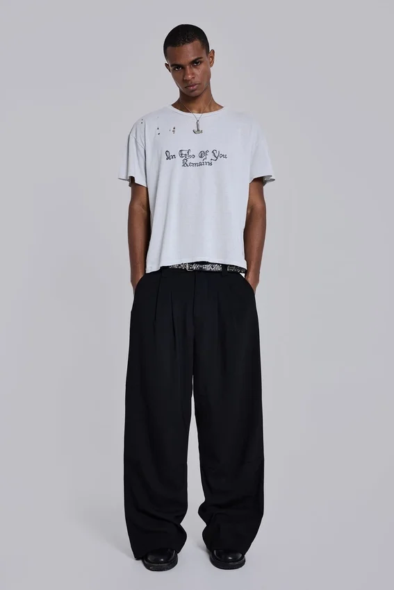Pantalon de costume noir Goliath