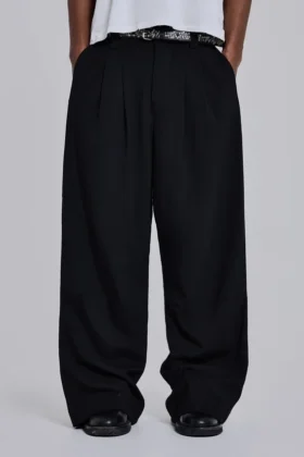 Pantalon de costume noir Goliath