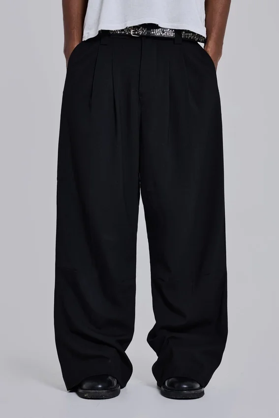 Pantalon de costume noir Goliath