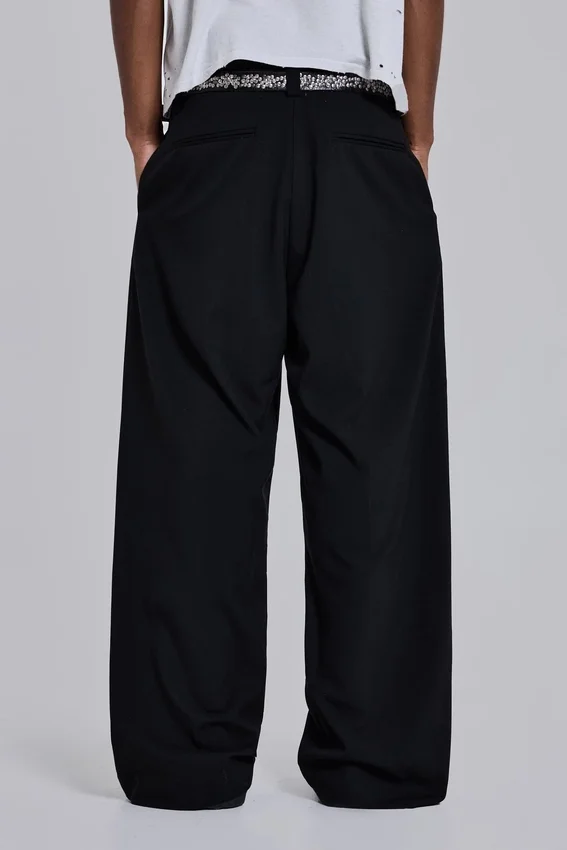 Pantalon de costume noir Goliath