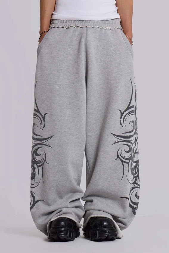 Pantalon de jogging ample « Blade » gris