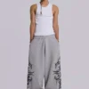 Pantalon de jogging ample « Blade » gris