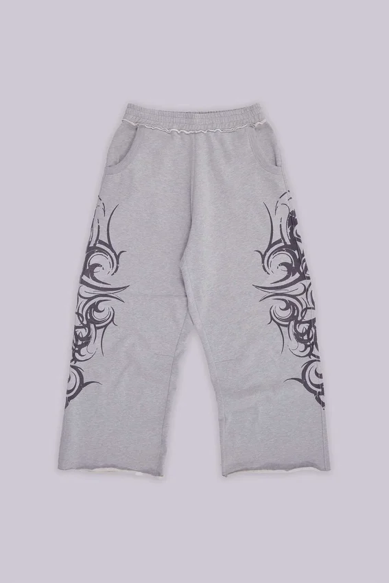 Pantalon de jogging ample « Blade » gris
