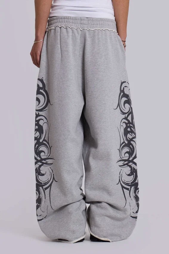 Pantalon de jogging ample « Blade » gris