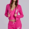 Pantalon de jogging ample à coupe bootcut Cleo, rose