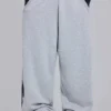 Pantalon de jogging ample « Monster Joggers » à imprimé gothique, gris chiné