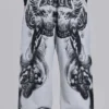Pantalon de jogging ample « Monster Joggers » à imprimé gothique, gris chiné