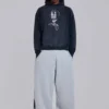 Pantalon de jogging ample « Monster Joggers » à imprimé gothique, gris chiné
