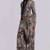 Pantalon de jogging ample Monster Joggers à motif camouflage Woodland