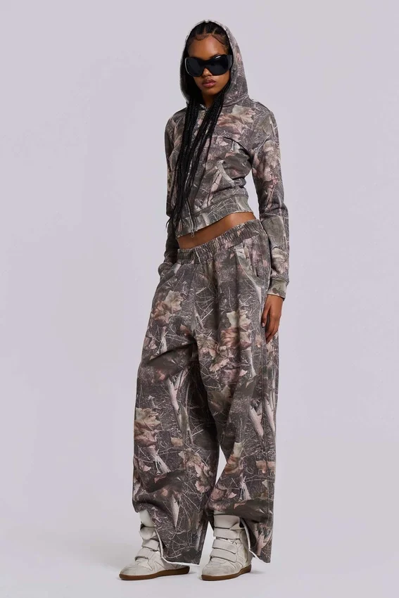 Pantalon de jogging ample Monster Joggers à motif camouflage Woodland