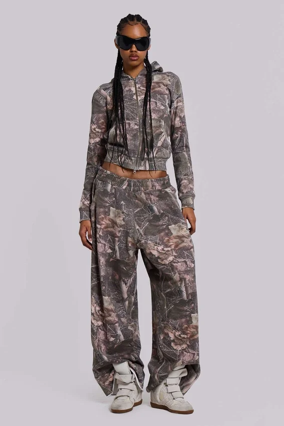 Pantalon de jogging ample Monster Joggers à motif camouflage Woodland