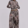 Pantalon de jogging ample Monster Joggers à motif camouflage Woodland