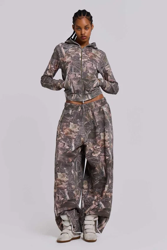 Pantalon de jogging ample Monster Joggers à motif camouflage Woodland