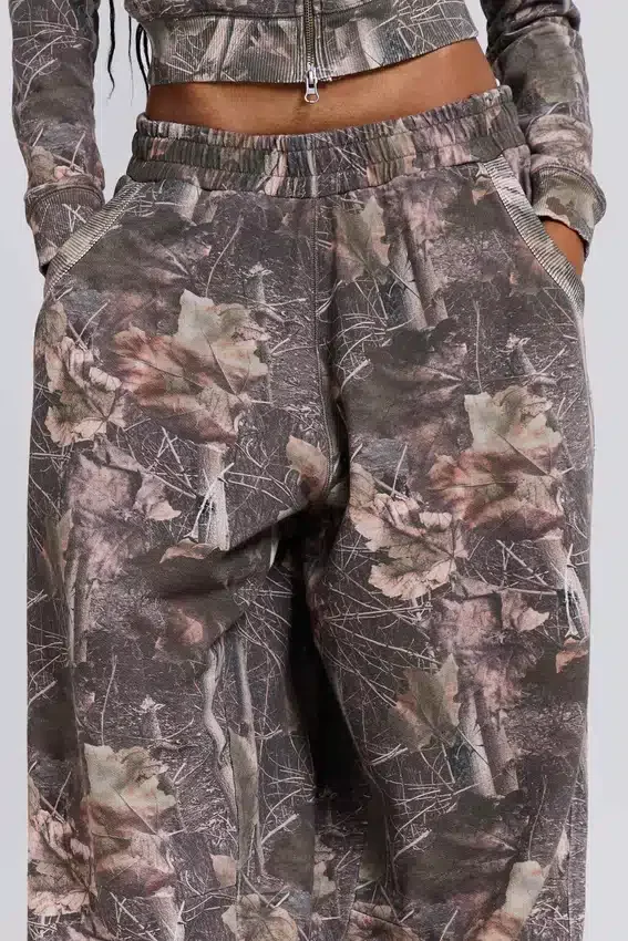 Pantalon de jogging ample Monster Joggers à motif camouflage Woodland