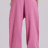 Pantalon de jogging ample rose à revers « Monster Joggers »