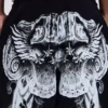 Pantalon de jogging baggy noir « Monster Joggers » à imprimé gothique
