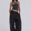 Pantalon de jogging « Blade » noir ample