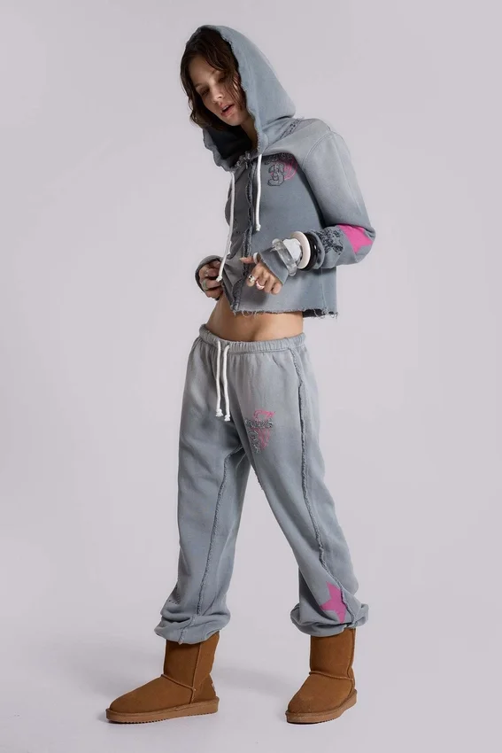 Sweat à capuche zippé « Cleo Graphic »