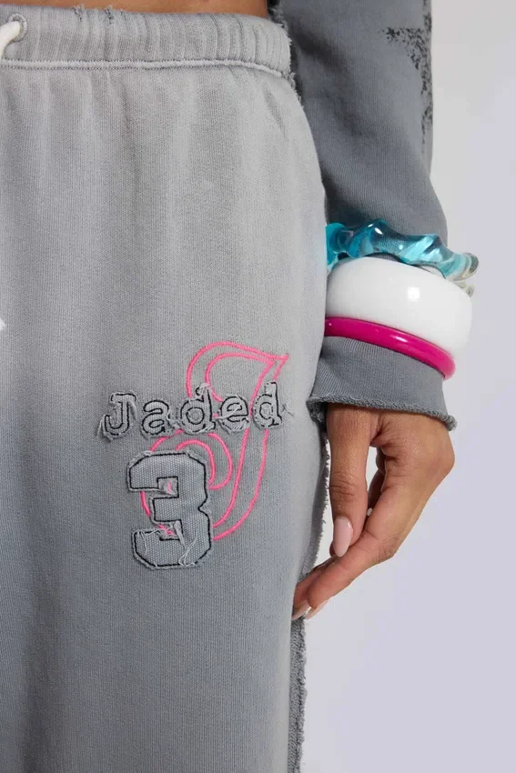 Pantalon de jogging Cleo ample à coupe bootcut et imprimé graphique
